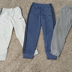 3 pairs boys athletic pants 10/12 Adidas Air Jorda